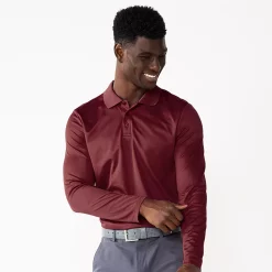 Men's Tek Gear® Solid Polo -Hot Sale Adult Shop 5642148 Tawny Port