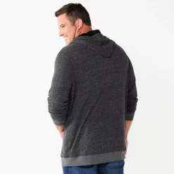 Men's Big & Tall Sonoma Goods For Life® Double Knit Hoodie -Hot Sale Adult Shop 5646806 ALT
