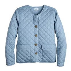 Women's Croft & Barrow® Quilted Jacket -Hot Sale Adult Shop 5651536 ALT5