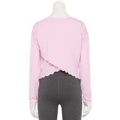 Women's Tek Gear® Lettuce-Edge Cross-Back Top 14 Women's Tek Gear® Lettuce-Edge Cross-Back Top -Hot Sale Adult Shop 5653063 ALT