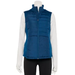 Women's Tek Gear® Mixed-Media Vest -Hot Sale Adult Shop 5653460 Blue Crayon Dot
