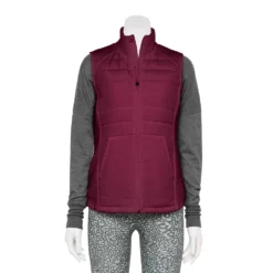 Women's Tek Gear® Mixed-Media Vest -Hot Sale Adult Shop 5653460 Night Sangria