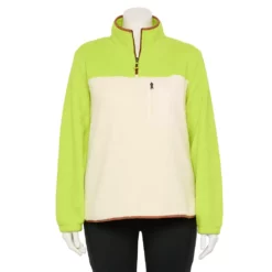 Women's Tek Gear® 1/4-Zip Sherpa Top -Hot Sale Adult Shop 5656952 Lemon Frost