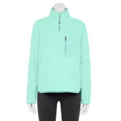 Women's Tek Gear® Quarter-Zip Sherpa Pullover -Hot Sale Adult Shop 5657643 Shy Green