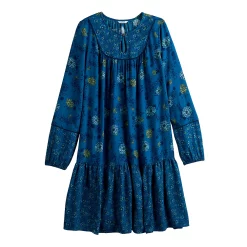 Women's Sonoma Goods For Life® Printed Long Sleeve Dress 9 Women's Sonoma Goods For Life® Printed Long Sleeve Dress -Hot Sale Adult Shop 5657674 ALT5