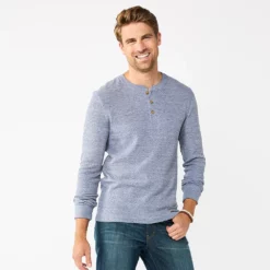 Men's Sonoma Goods For Life® Thermal Henley Top