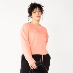 Women's Tek Gear® Stretch Fleece Cinched-Waist Top -Hot Sale Adult Shop 5661474 Strawberry Cake