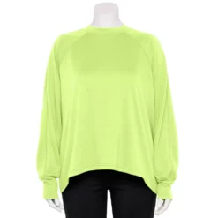 Plus Size Tek Gear® Stretch Fleece Mockneck Sweatshirt -Hot Sale Adult Shop 5663518 Real Lemon