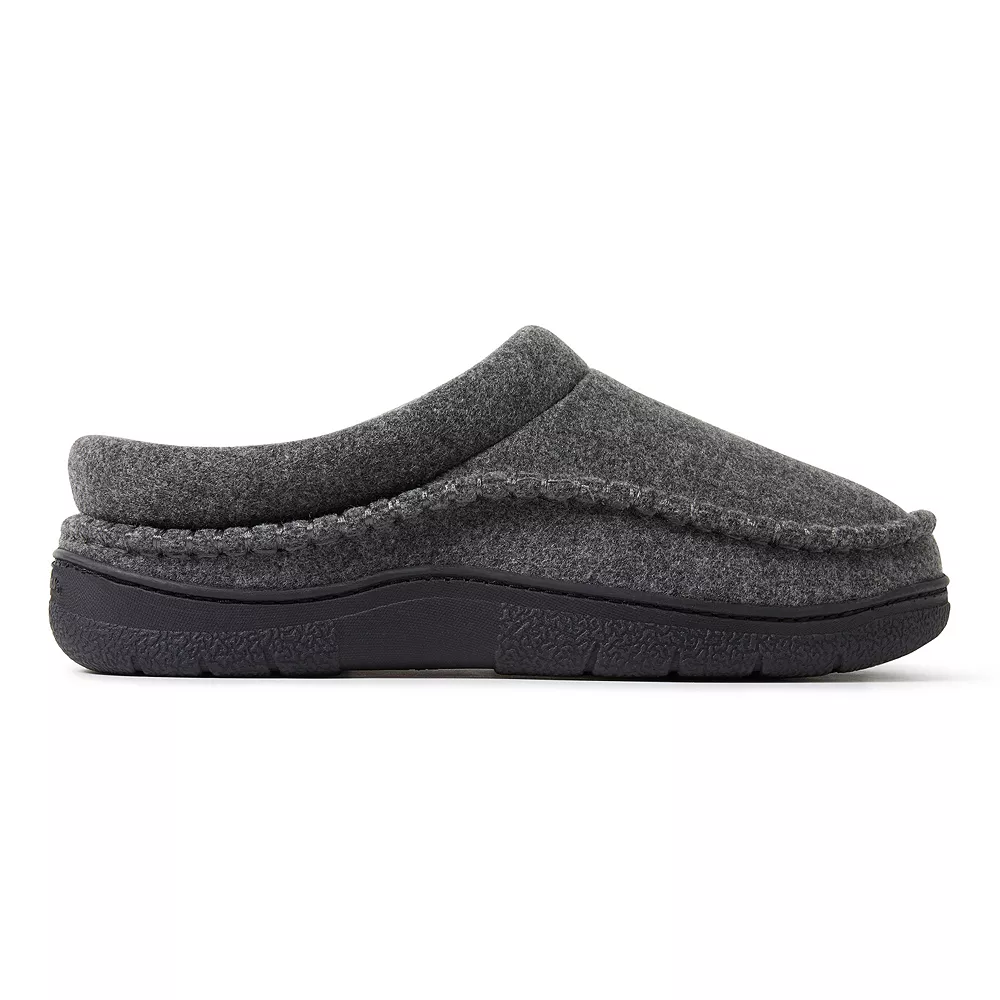 Men's Dearfoams Thompson Wool Blend Clog Slippers 4 Men's Dearfoams Thompson Wool Blend Clog Slippers - Image 4