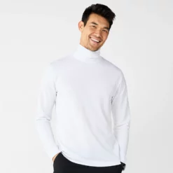 Men's Apt. 9® Turtleneck -Hot Sale Adult Shop 5664419 Modern White