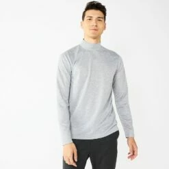 Men's Apt. 9® Mockneck Top -Hot Sale Adult Shop 5664420 Gray
