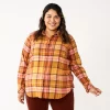 Plus Size Sonoma Goods For Life® Everyday Flannel Shirt