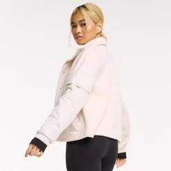 Women's FLX Boucle Mixed-Media Jacket -Hot Sale Adult Shop 5665622 ALT