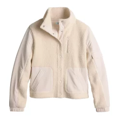 Women's FLX Boucle Mixed-Media Jacket -Hot Sale Adult Shop 5665622 ALT2