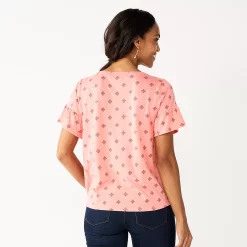 Women's Sonoma Goods For Life® Ruffled Babydoll Top -Hot Sale Adult Shop 5665750 ALT