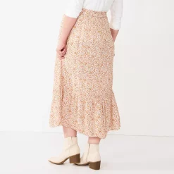 Maternity Sonoma Goods For Life® Smocked Waist Skirt -Hot Sale Adult Shop 5666013 ALT