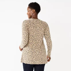 Women's Croft & Barrow® V-Neck Tunic Top -Hot Sale Adult Shop 5666695 ALT