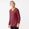 Women's Croft & Barrow® V-Neck Tunic Top