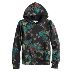 Women's LC Lauren Conrad Pleated French Terry Hoodie -Hot Sale Adult Shop 5666779 ALT5