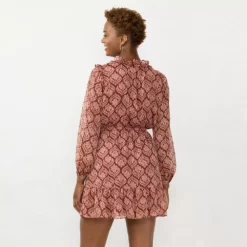 Women's LC Lauren Conrad Ruffle Shirt Dress -Hot Sale Adult Shop 5667384 ALT