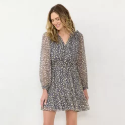 Women's LC Lauren Conrad Ruffle Shirt Dress