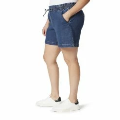 Plus Size Gloria Vanderbilt Pull-On Chino Shorts -Hot Sale Adult Shop 5667589 ALT2