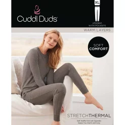Plus Size Cuddl Duds® Stretch Thermal Leggings -Hot Sale Adult Shop 5667762 ALT98