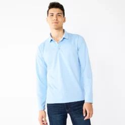 Men's Apt. 9® Interlock Polo -Hot Sale Adult Shop 5668542 Crystal Blue