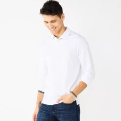 Men's Apt. 9® Interlock Polo -Hot Sale Adult Shop 5668542 Modern White