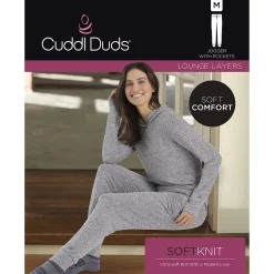 Women's Cuddl Duds® Soft Knit Joggers -Hot Sale Adult Shop 5668725 ALT98