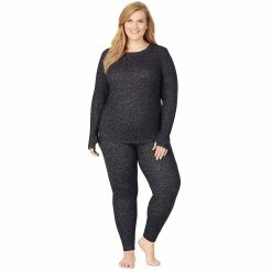 Plus Size Cuddl Duds® Soft Knit Leggings -Hot Sale Adult Shop 5670479 ALT2