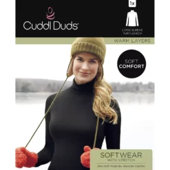 Women's Cuddl Duds® Softwear With Stretch Long Sleeve Turtleneck -Hot Sale Adult Shop 5671465 ALT98
