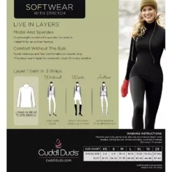 Women's Cuddl Duds® Softwear With Stretch Long Sleeve Turtleneck -Hot Sale Adult Shop 5671465 ALT99