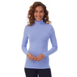 Women's Cuddl Duds® Softwear With Stretch Long Sleeve Turtleneck -Hot Sale Adult Shop 5671465 Peri