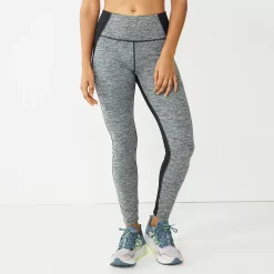 Petite Tek Gear® Colorblock Brushed High-Waisted Leggings