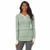 Women's Cuddl Duds® Long Sleeve Split V-Neck Stretch Thermal Top