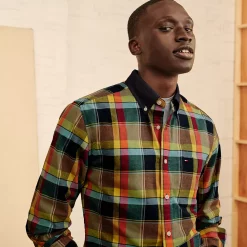 Men's Tommy Hilfiger Houston Plaid Button-Down Shirt -Hot Sale Adult Shop 5673629 ALT4