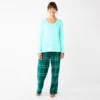 Petite Sonoma Goods For Life® Flannel Pajama Pants & Pajama Top Sleep Set