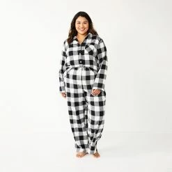 Plus Size Sonoma Goods For Life® Flannel Pajama Shirt & Pajama Pants Sleep Set -Hot Sale Adult Shop 5677717 ALT2