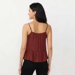 Women's LC Lauren Conrad Flowy Peplum Tank -Hot Sale Adult Shop 5679311 ALT