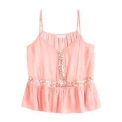 Women's LC Lauren Conrad Flowy Peplum Tank -Hot Sale Adult Shop 5679311 ALT5