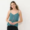 Women's LC Lauren Conrad Flowy Peplum Tank