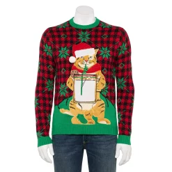 Men's Holiday Sweaters -Hot Sale Adult Shop 5685239 Cat Got Milk