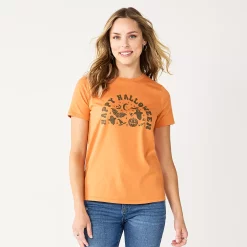 Women's Sonoma Goods For Life® Short Sleeve Graphic Tee -Hot Sale Adult Shop 5686029 Happy Halloween