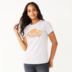 Women's Sonoma Goods For Life® Short Sleeve Graphic Tee -Hot Sale Adult Shop 5686029 Keep Growing