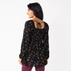 Maternity Sonoma Goods For Life® Smocked Bodice Empire Top -Hot Sale Adult Shop 5686595 ALT