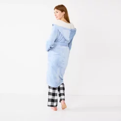 Women's Sonoma Goods For Life® Hooded Plush Long Robe -Hot Sale Adult Shop 5693609 ALT