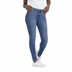 Women's Buffalo David Bitton Mid-Rise Skinny Jeans -Hot Sale Adult Shop 5705975 Sanded Mid Blue