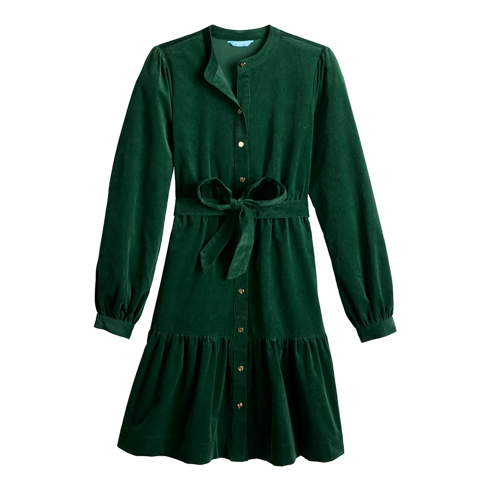 Women's DRAPER JAMES RSVP™ Ruffled Mini Shirtdress 4 Women's DRAPER JAMES RSVP™ Ruffled Mini Shirtdress - Image 4