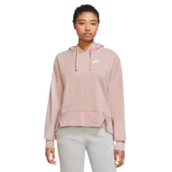 Women's Nike Sportswear Club Fleece Oversized Hoodie -Hot Sale Adult Shop 5710431 Pink Oxford